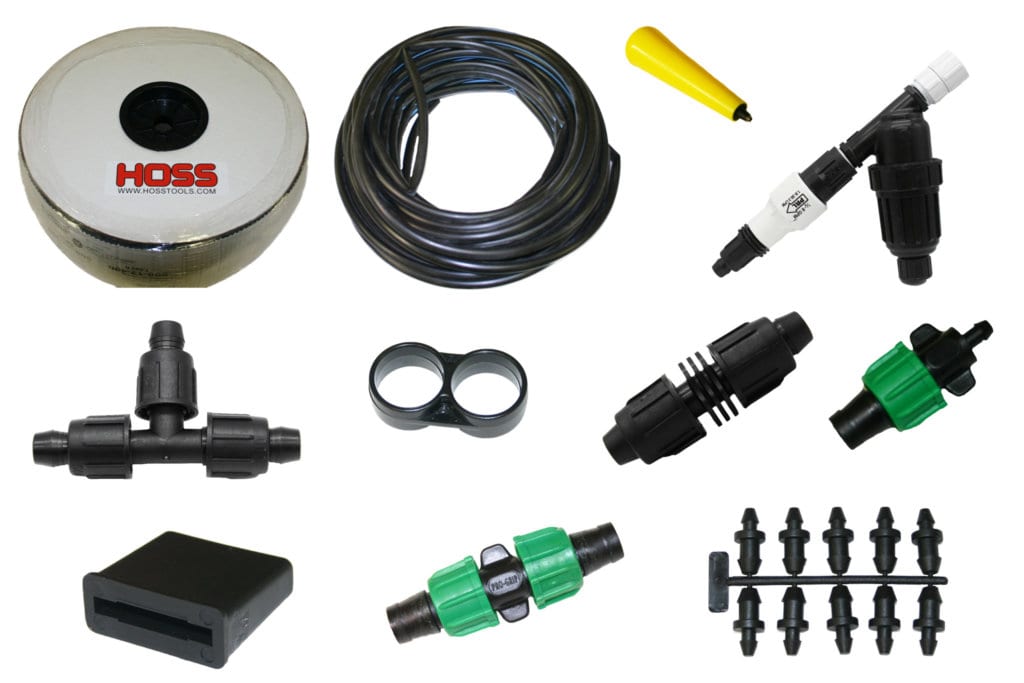 8密耳滴胶带灌溉套件