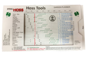 HOSS GARDEN PLANNER.