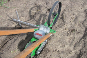 播种机附件行标记